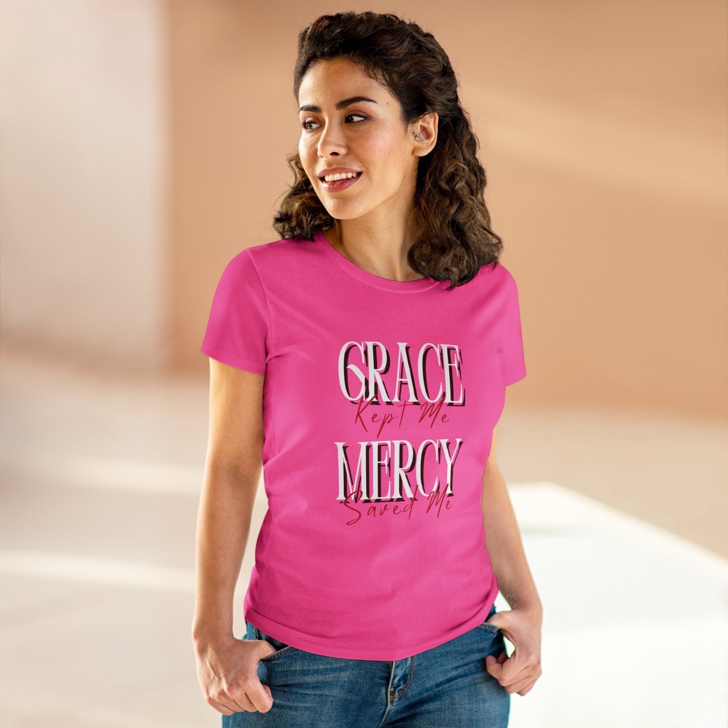 Grace and Mercy Women's Midweight Cotton Tee