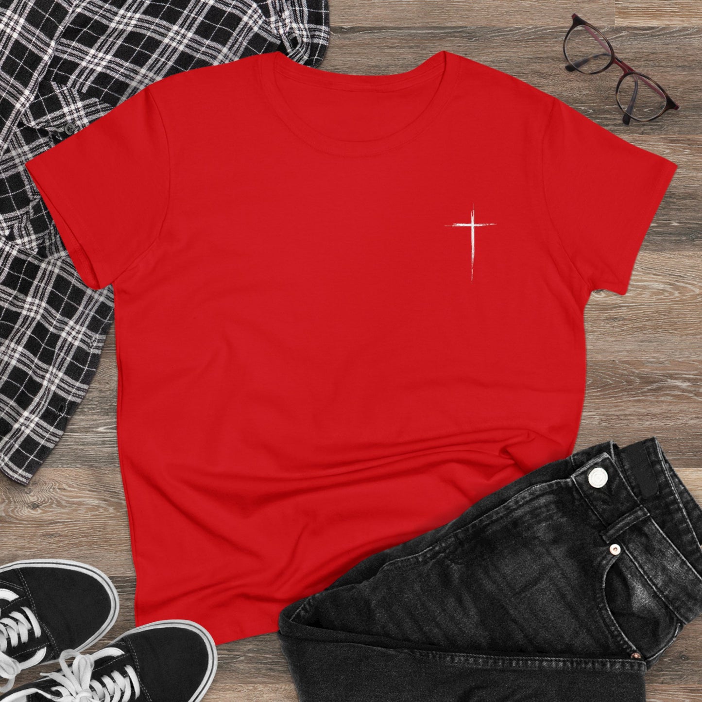 Jesus is Lord Women's Midweight Cotton Tee