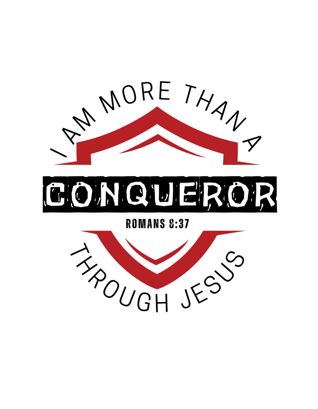 I am more than a conqueror through Christ Jesus. Romans 8:37