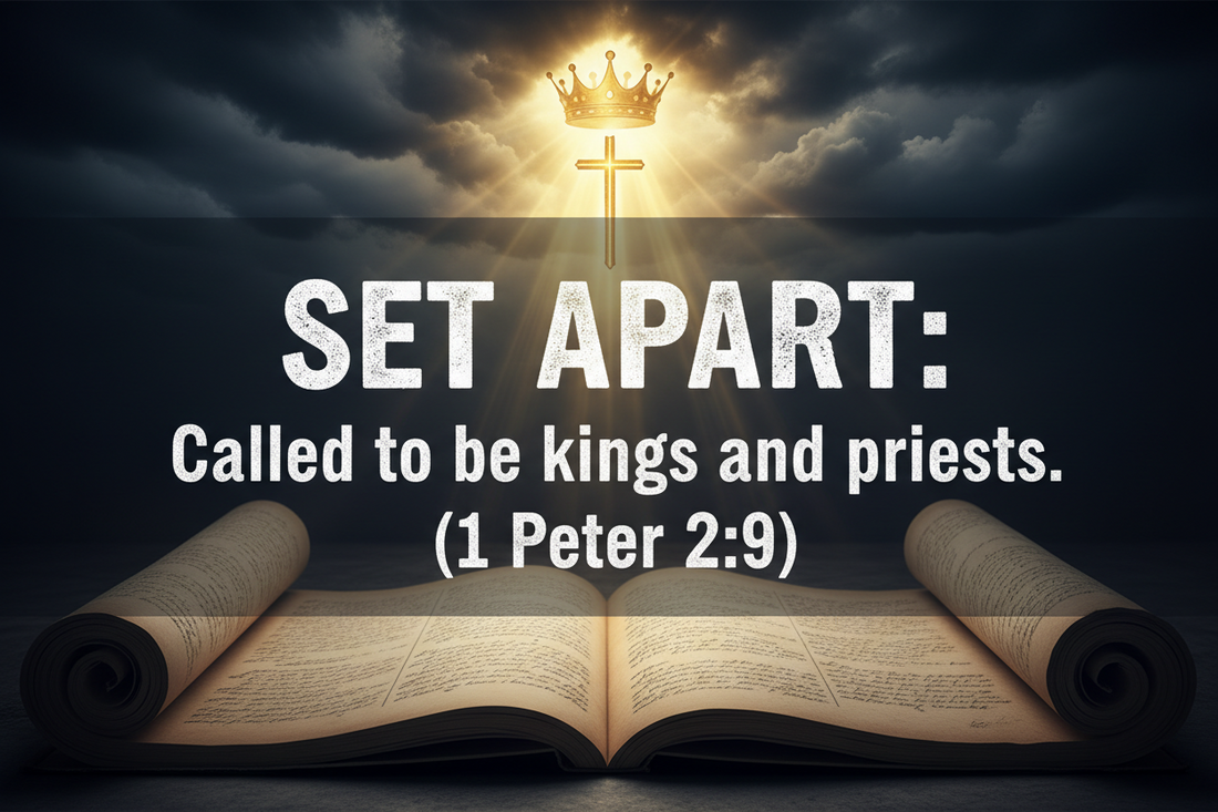 Set Apart: Called to be kings and priests. Reference Scripture is1 Peter 2:9