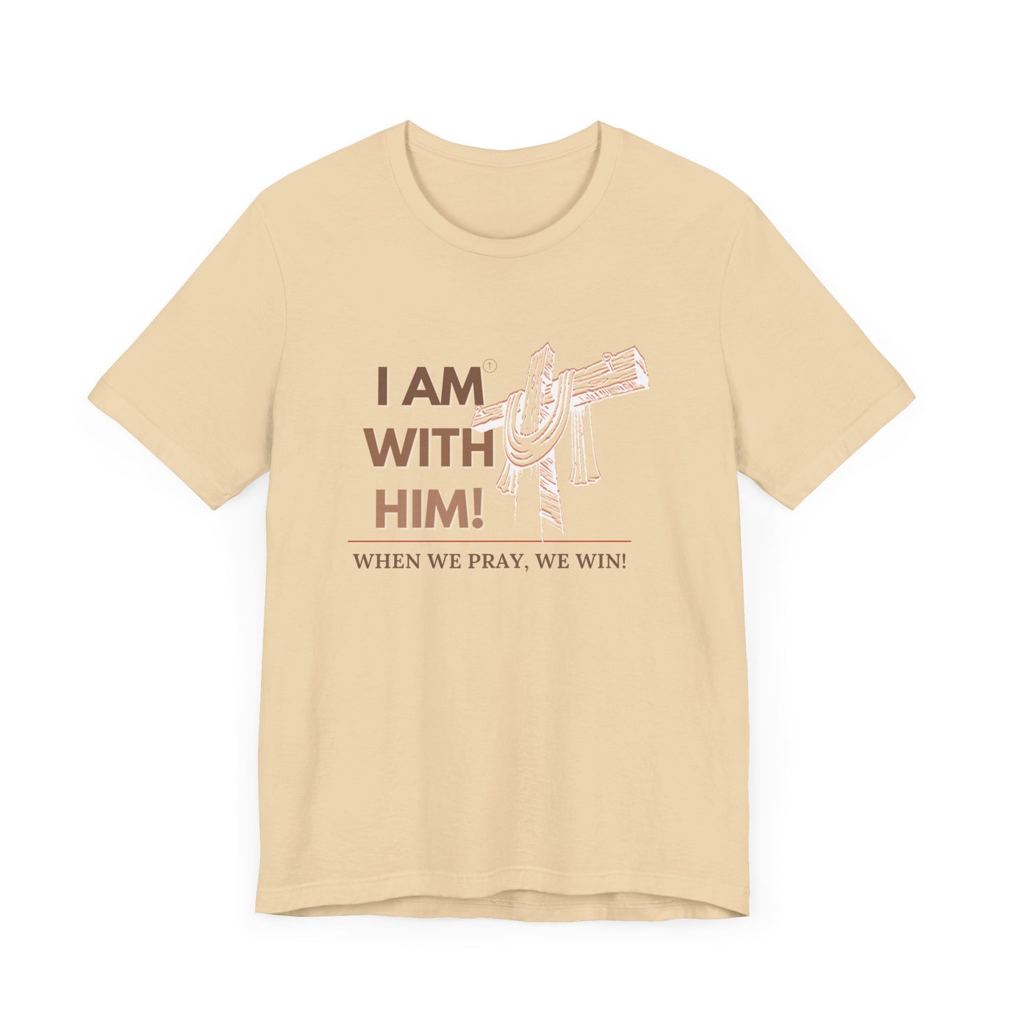 I AM WITH HIM Jersey Short Sleeve Tee