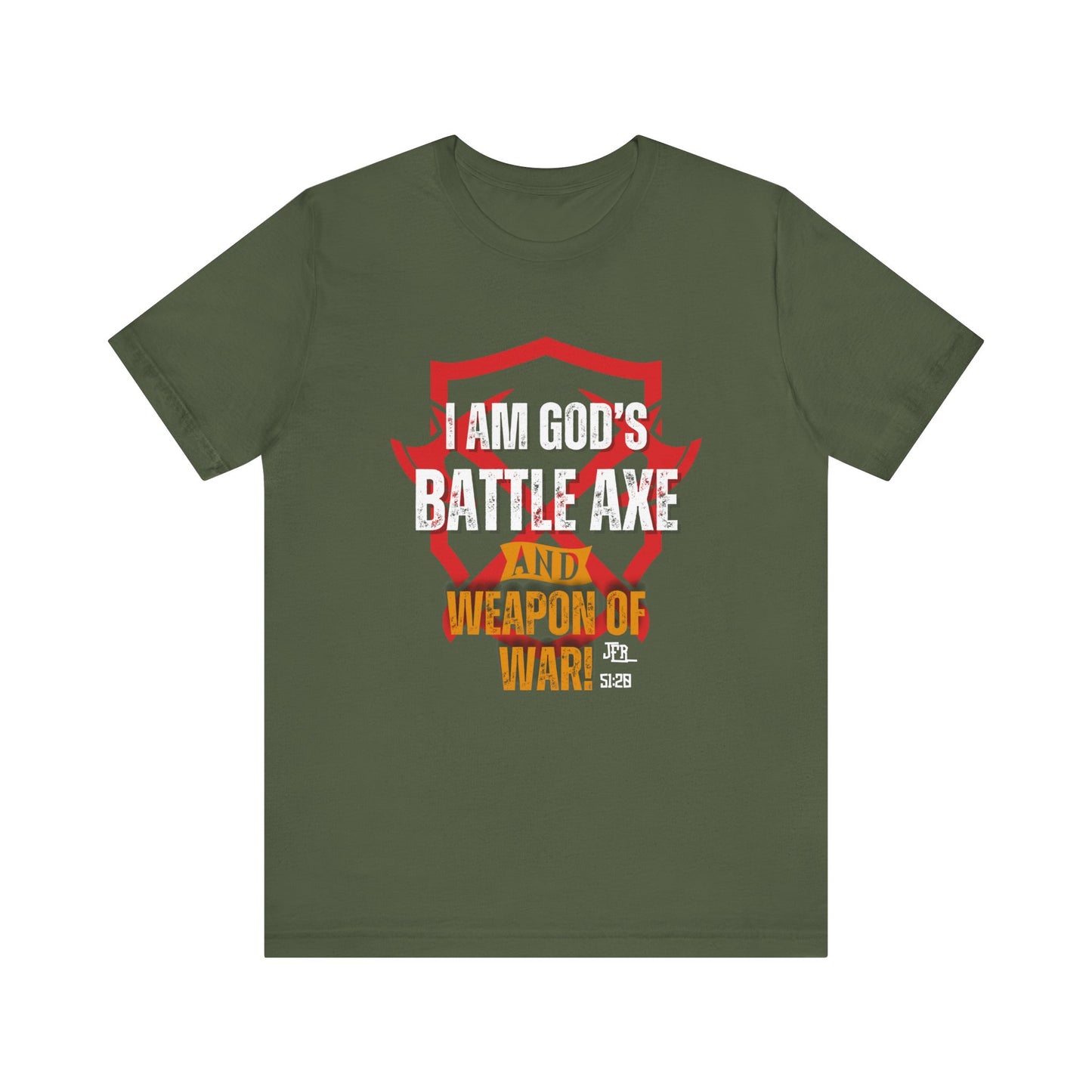 God's Battle Axe Jersey Short Sleeve Tee