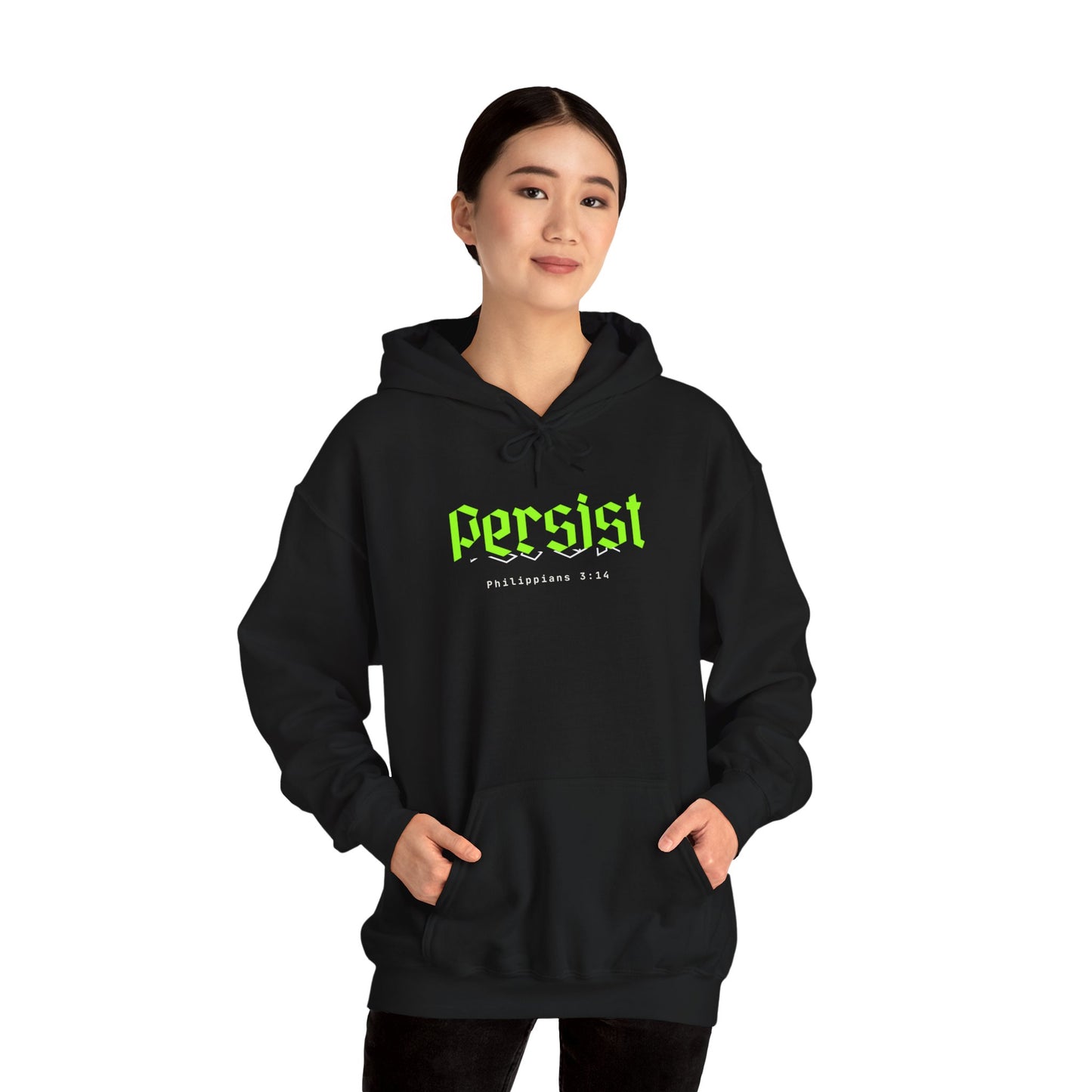 Persist | Philippians 3:14 Heavy Blend™ Hooded Sweatshirt