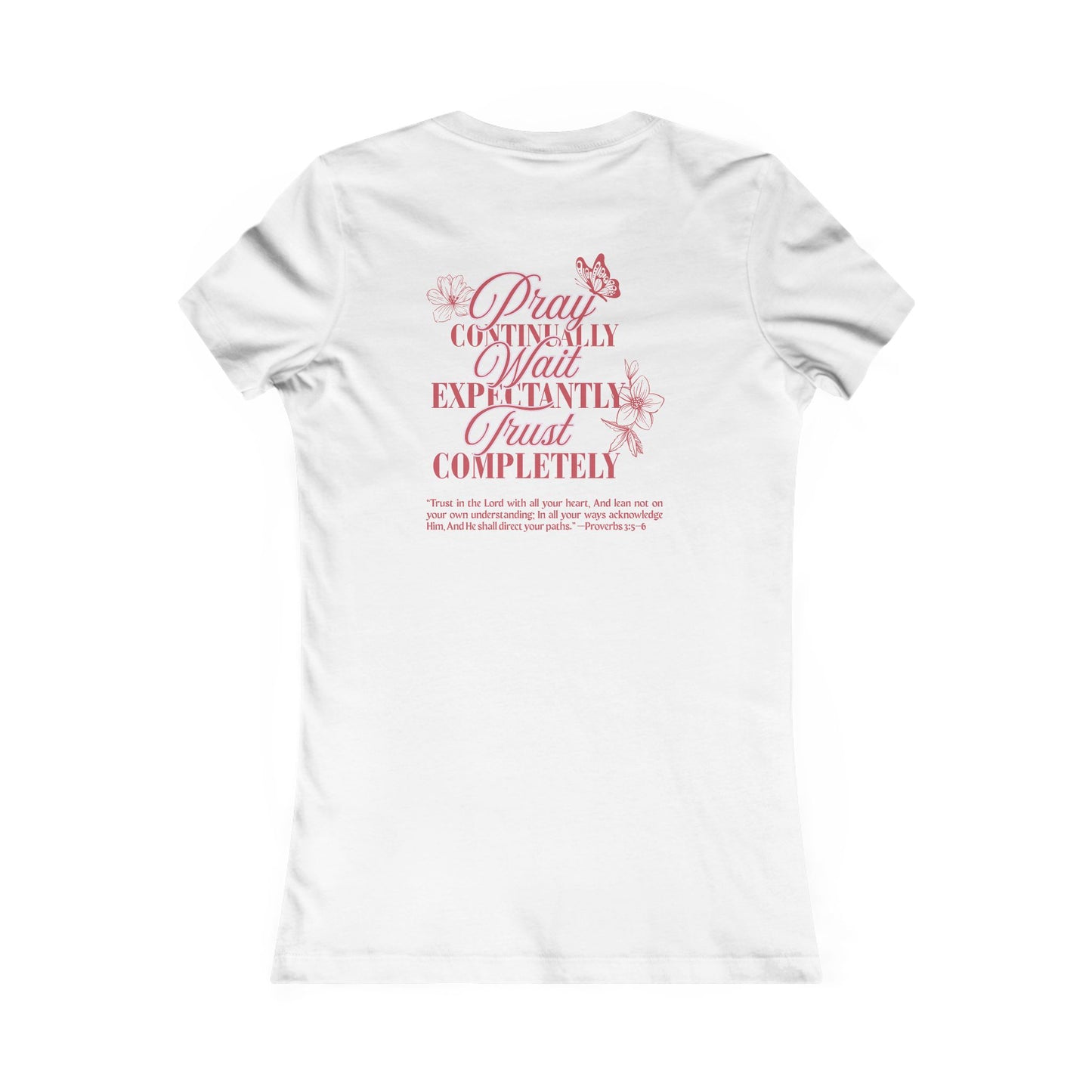 Proverbs 3:5-6 Scripture Tee — Trust in the Lord Women's T-Shirt