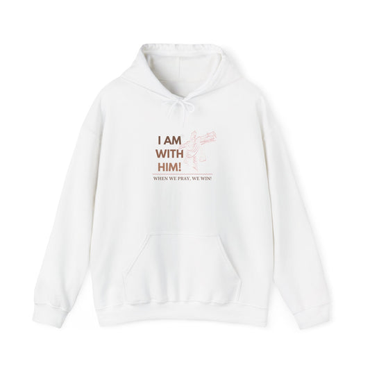 I AM WITH HIM Heavy Blend™ Hooded Sweatshirt