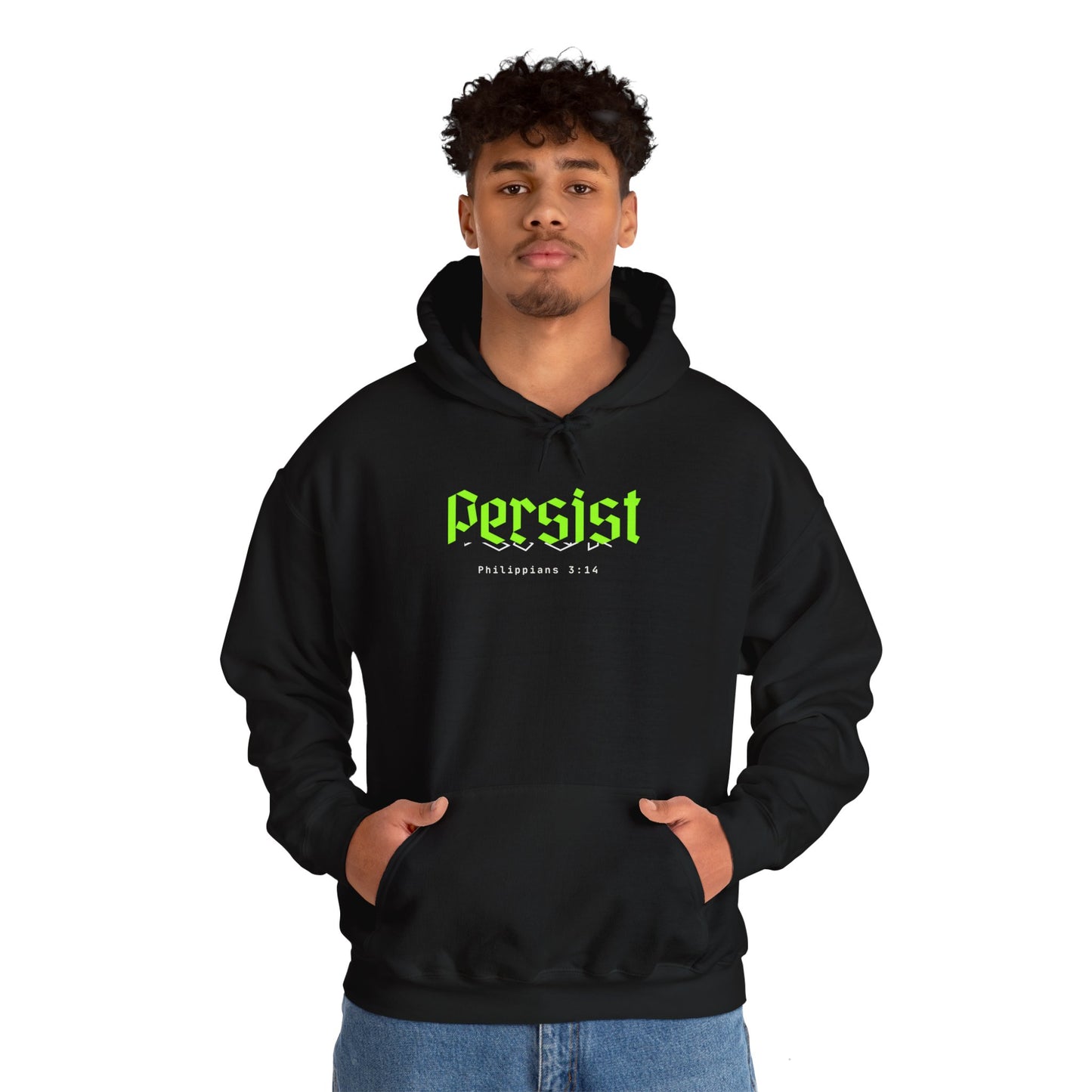 Persist | Philippians 3:14 Heavy Blend™ Hooded Sweatshirt