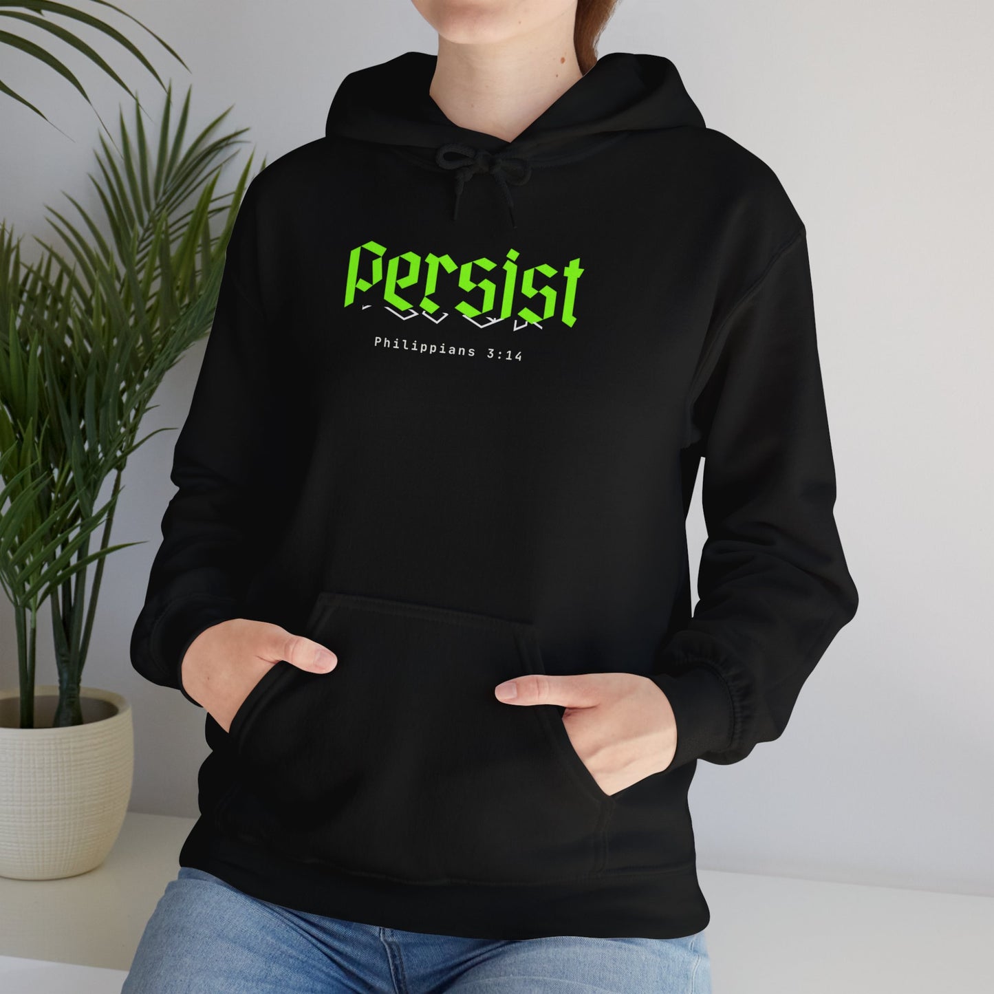 Persist | Philippians 3:14 Heavy Blend™ Hooded Sweatshirt