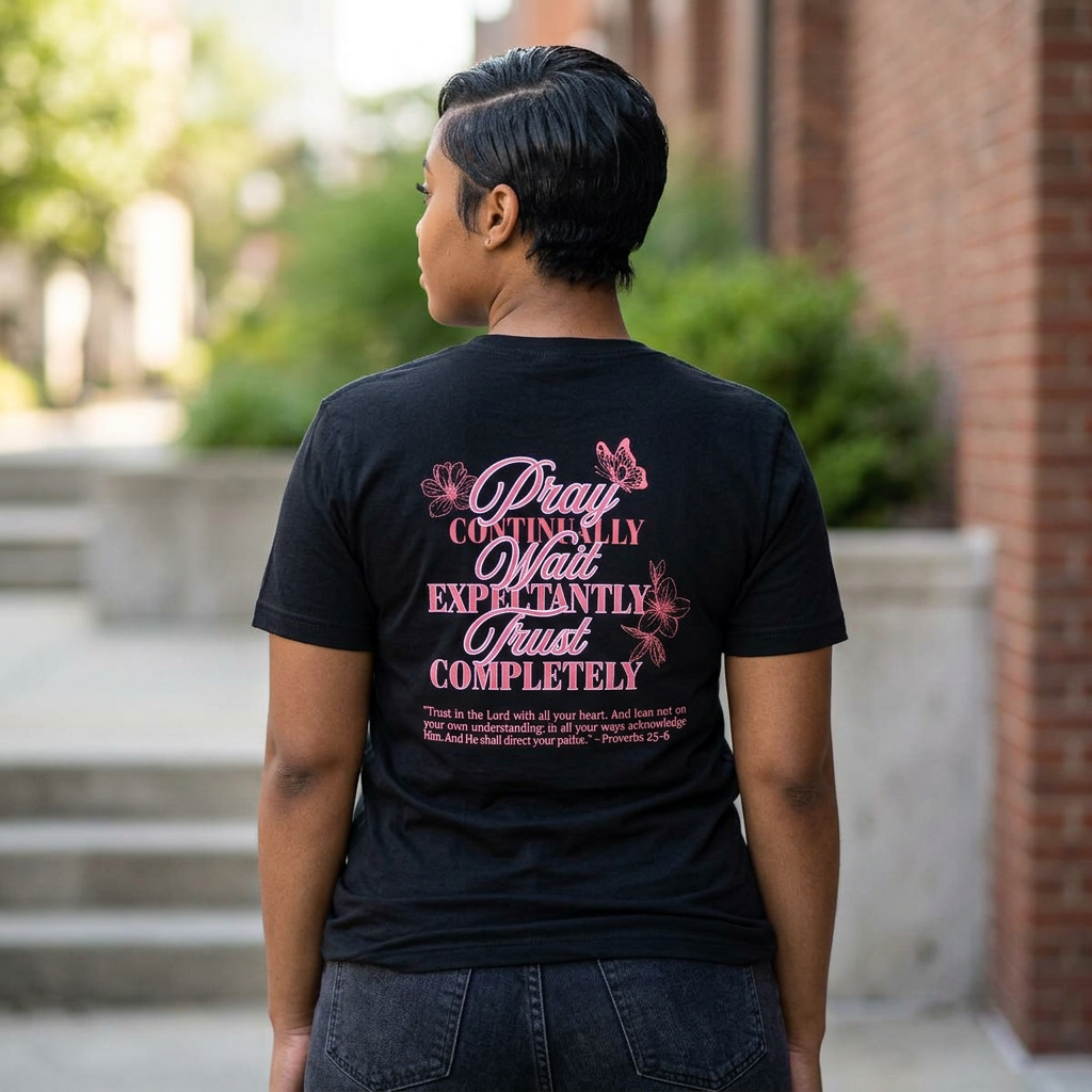 Proverbs 3:5-6 Scripture Tee — Trust in the Lord Women's T-Shirt