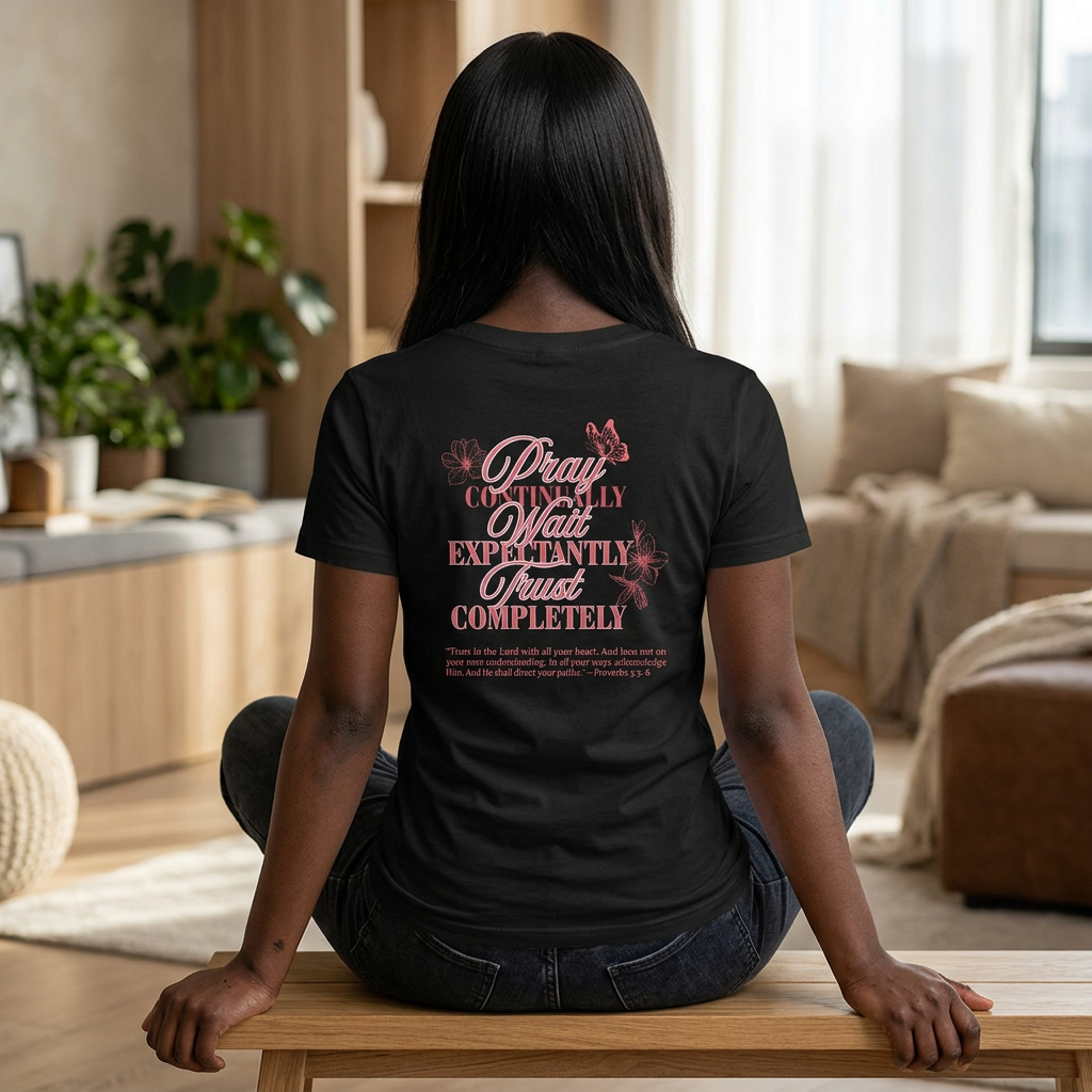 Proverbs 3:5-6 Scripture Tee — Trust in the Lord Women's T-Shirt