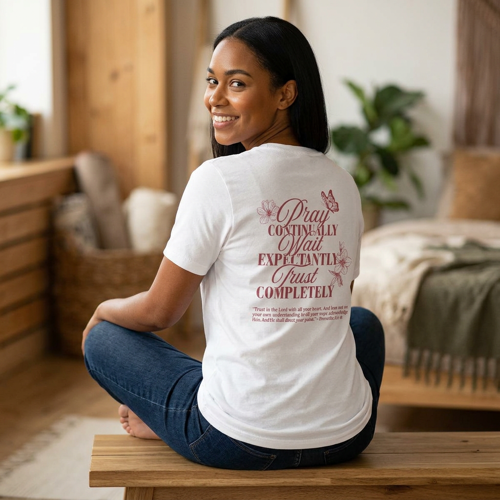 Proverbs 3:5-6 Scripture Tee — Trust in the Lord Women's T-Shirt