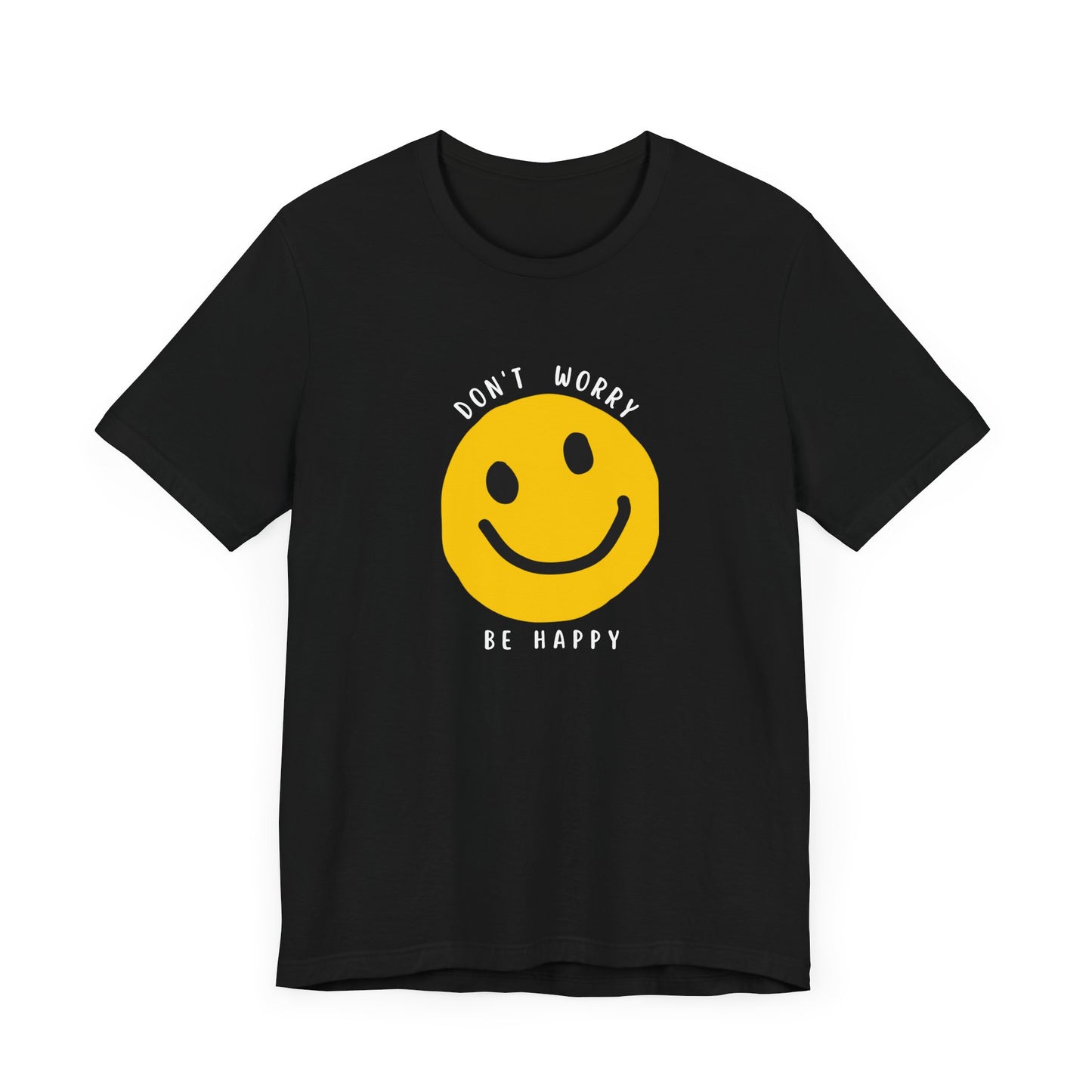 Be happy Jersey Short Sleeve Tee