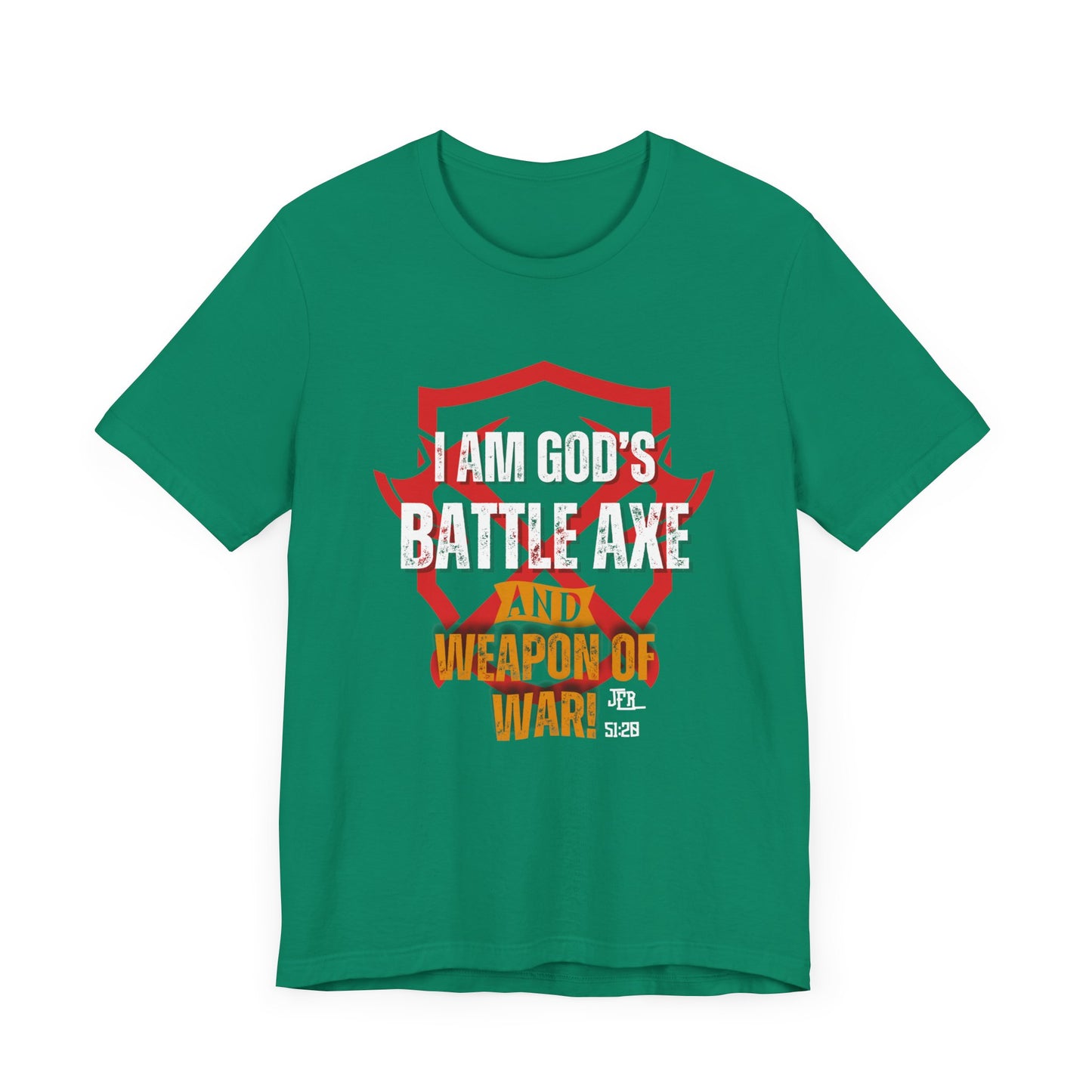 God's Battle Axe Jersey Short Sleeve Tee