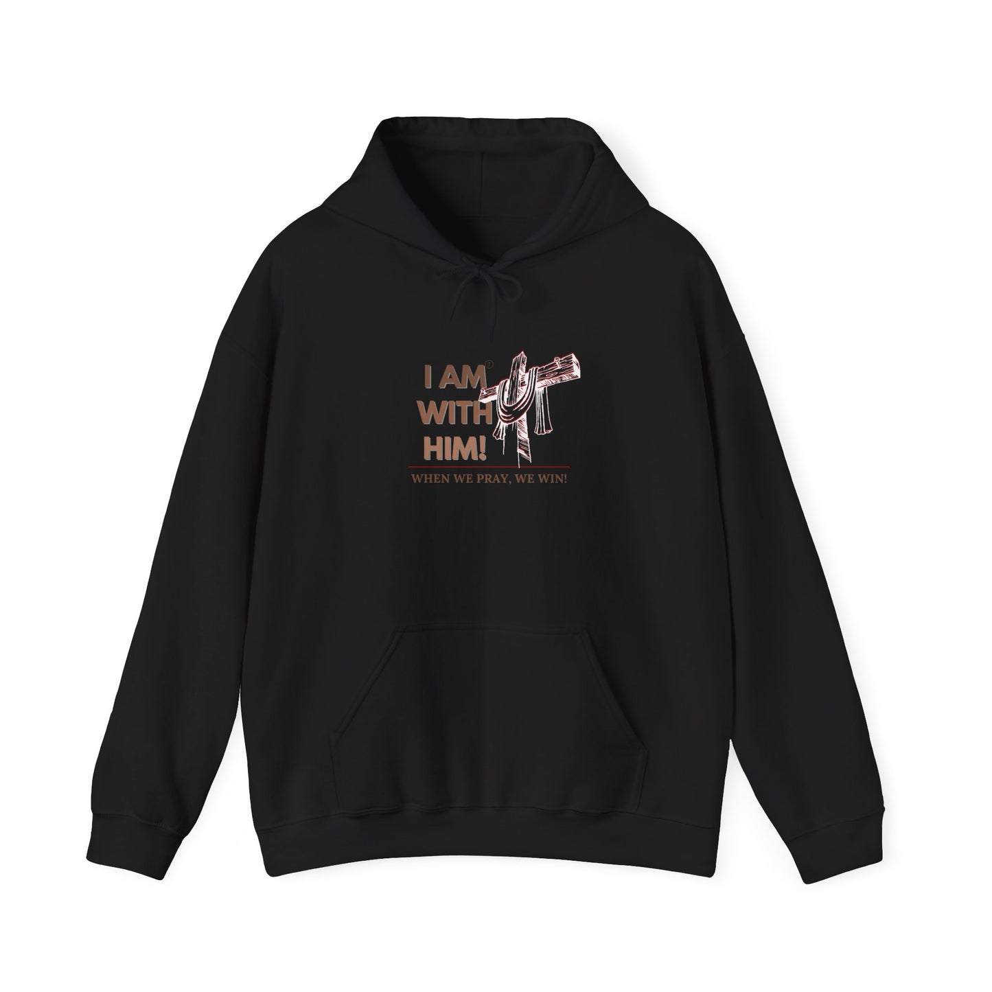 I AM WITH HIM Heavy Blend™ Hooded Sweatshirt