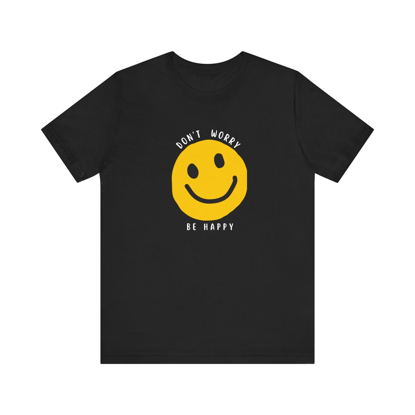 Be happy Jersey Short Sleeve Tee